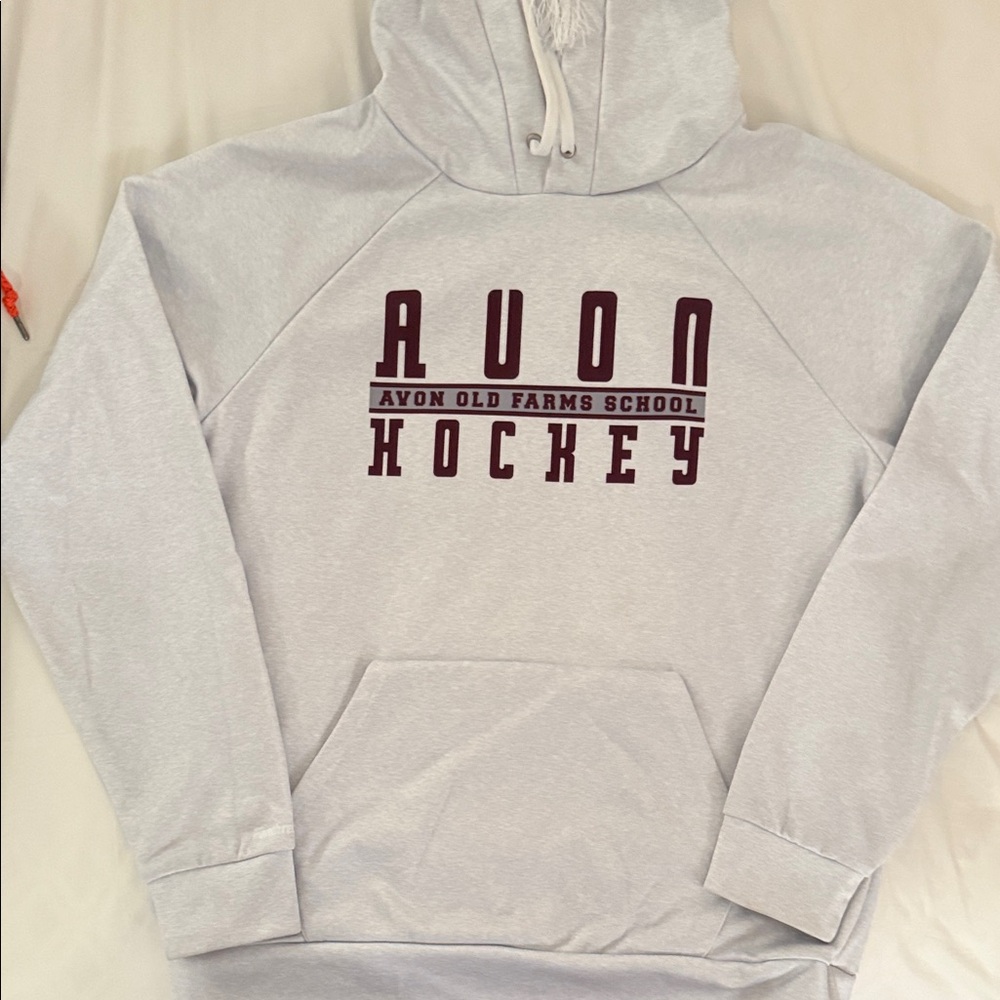 Avon Old Farms Hockey Light Gray Hoodie